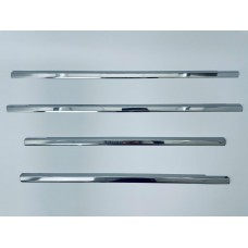 Окантовка окон для Ford Focus ІІ 2005-2008 (Хром-нерж, 4шт) TAN24