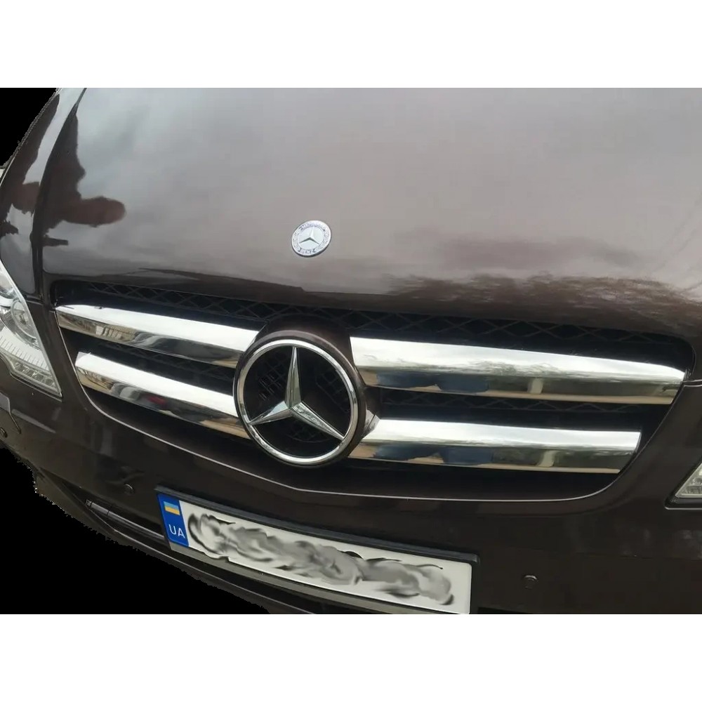 Накладки на решітку для Mercedes Sprinter 906 2006-2013 (Хром-нерж, 4шт) TAN24