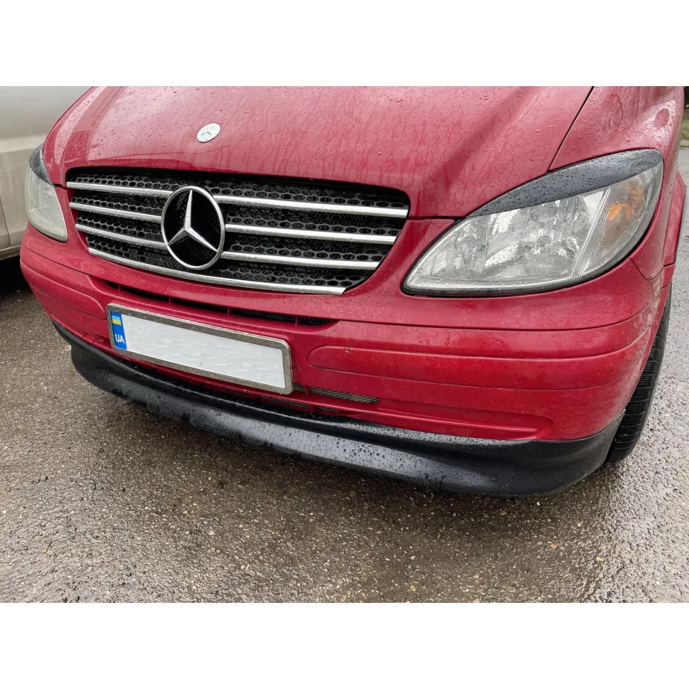 Накладки на решітку для Mercedes Vito W639 2003-2010 (Хром-нерж, 7шт) TAN24
