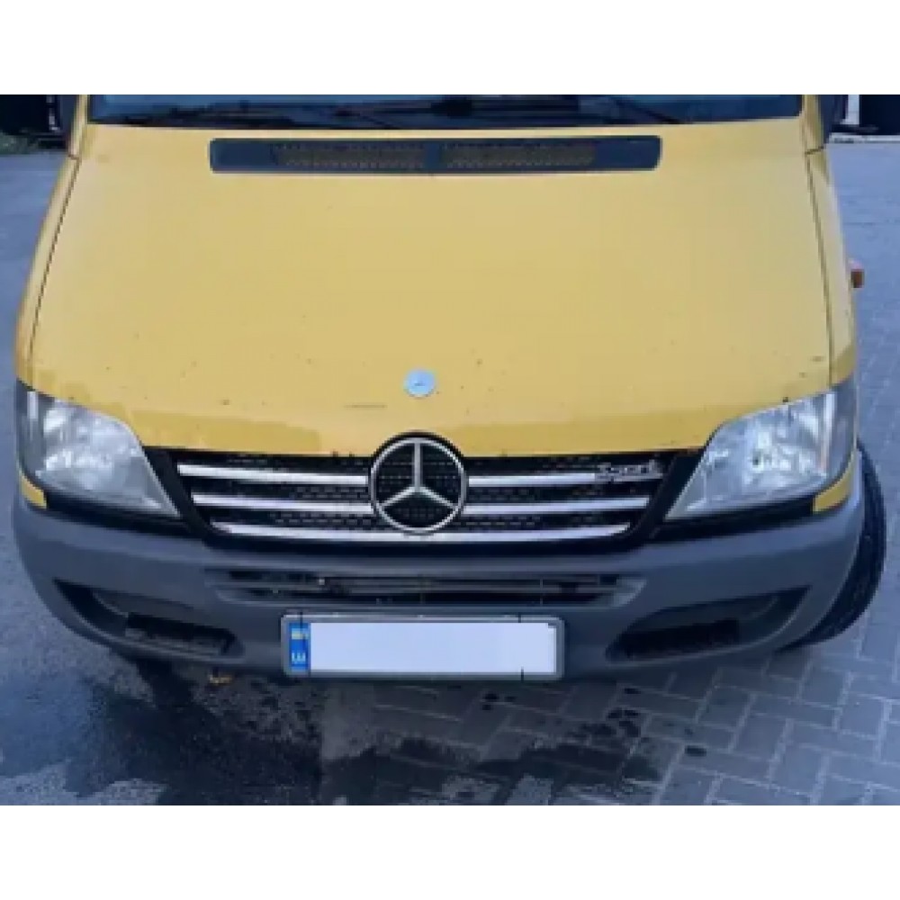 Накладки на решетку для Mercedes Sprinter 901 2003-2006 (Хром-нерж,6 шт) TAN24