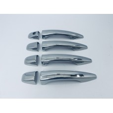 Накладки на ручки Citroen C-Elysee/301/Citroen C3-C4 - 4шт "Хром-нерж" (TAN24)