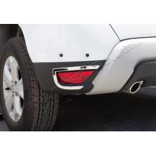 Обводка задніх катафотів для Renault Duster 2018+ (Хром-нерж, 2шт) TAN24