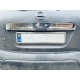 Накладка над номером під чіп для Nissan Qashqai 2008-2014 "Хром-нерж" (TAN24)