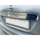 Накладка над номером під чіп для Nissan Qashqai 2008-2014 "Хром-нерж" (TAN24)