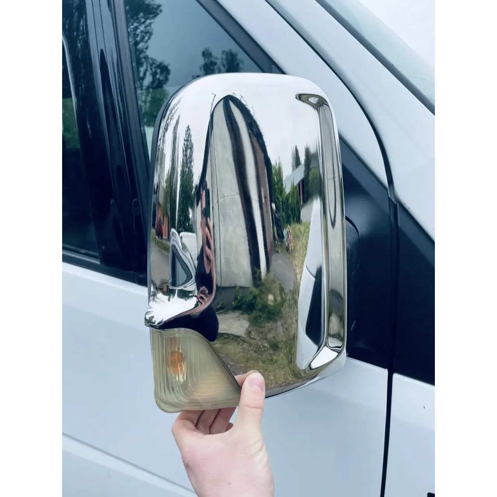 Накладки на дзеркала для Mercedes Sprinter 906 2006-2017 / Crafter 2007-2018 (TAN24) 