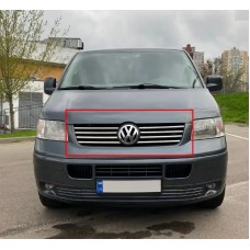 Накладки на решетку для Volkswagen T5 2003-2010 (Хром-нерж, 8шт) TAN24