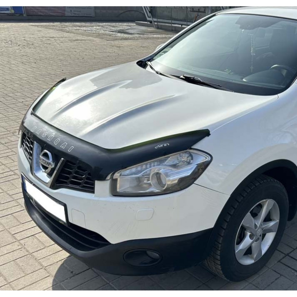 Дефлектор капота (мухобійка) для Nissan Qashqai 2009-2014 (ViP)