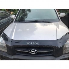 Дефлектор капота (мухобійка) для Hyundai Tucson 2004-2015 (VIP)