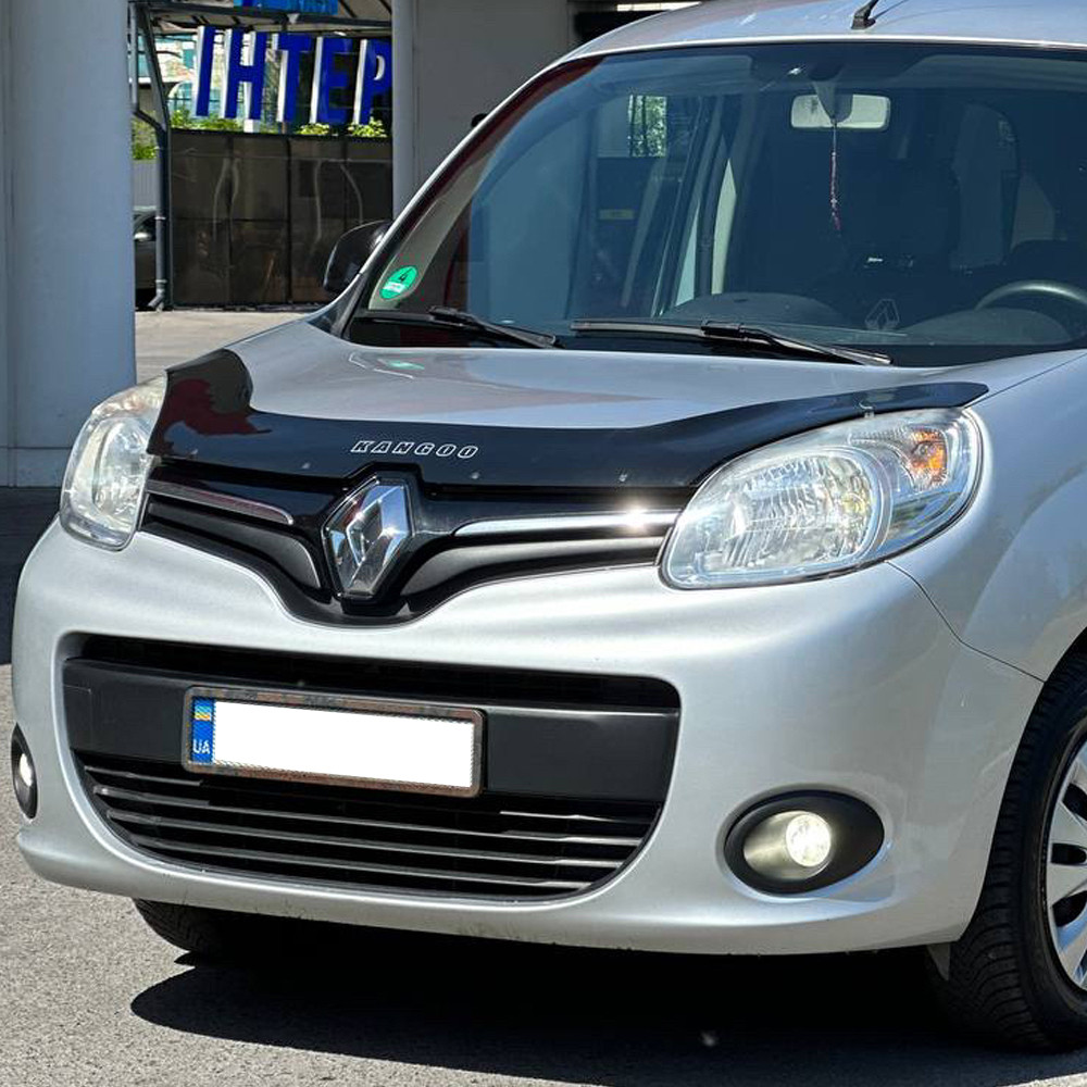 Дефлектор капота (мухобійка) для Renault Kangoo 2013+ /после рейстайлінга (ViP)