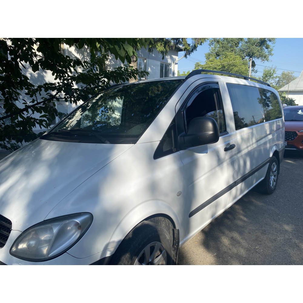 Дефлектори вікон (вітровики) для Mercedes Vito W-639 Viano 2003+ 2D (вст, 2шт) (HAWK)