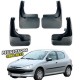 Брызговики Peugeot 206 1998-2012 Хетчбек