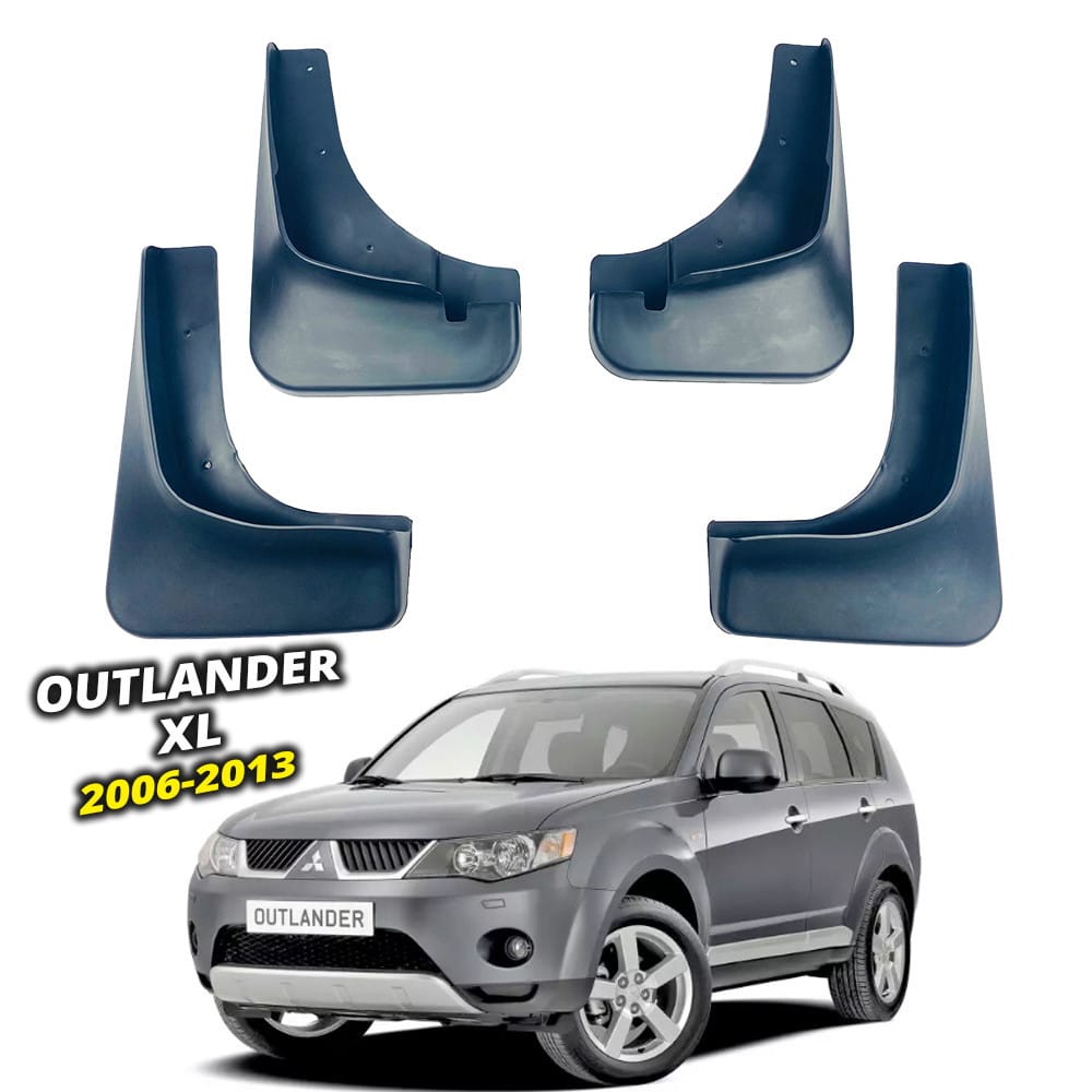 Бризковики Mitsubishi Outlander XL (2006-2009) БЕЗ ПОРОГІВ