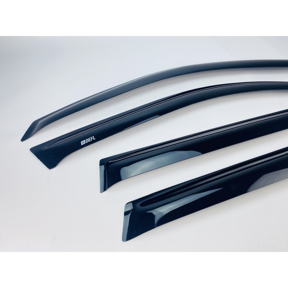 Дефлектори вікон (вітровики) до BMW X5 E53 2000-2007 накладні (DEFL) Q2