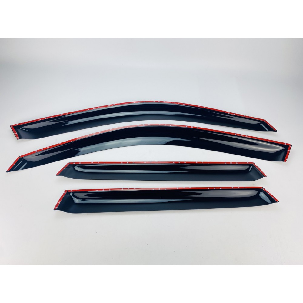 Дефлектори вікон (вітровики) до BMW X5 E53 2000-2007 накладні (DEFL) Q2