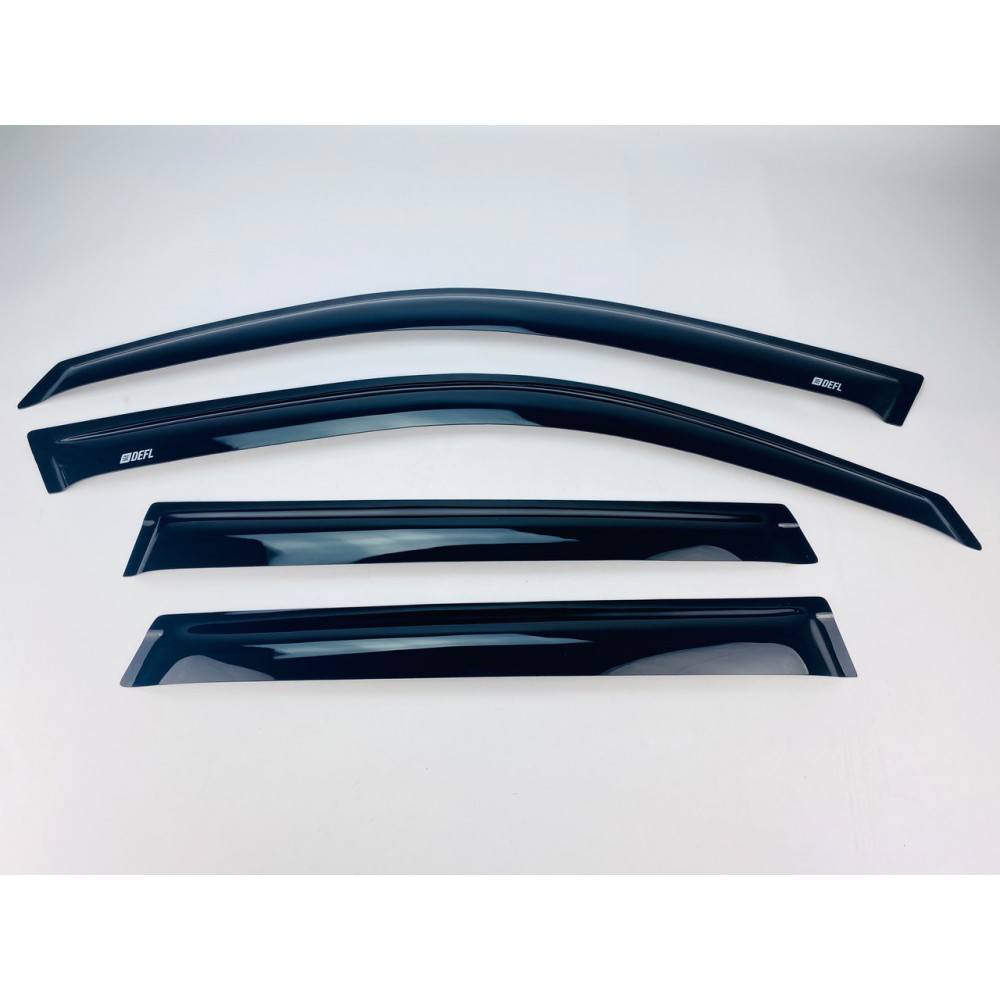 Дефлектори вікон (вітровики) до BMW X5 E53 2000-2007 накладні (DEFL) Q2
