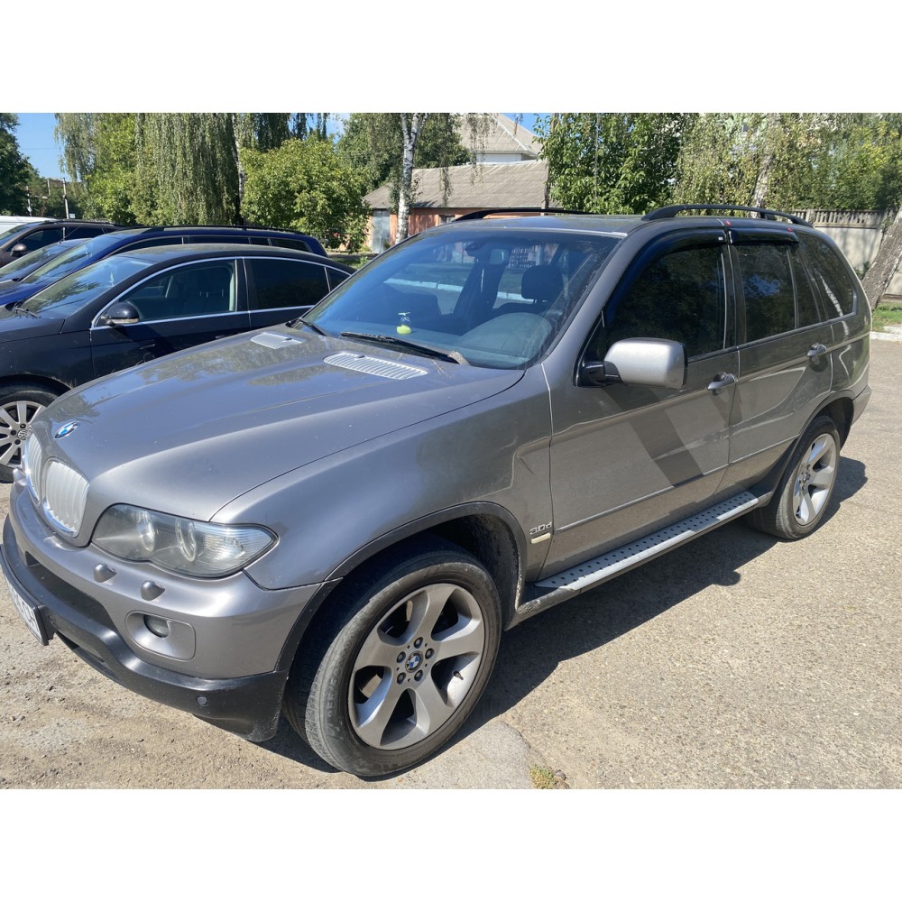 Дефлектори вікон (вітровики) до BMW X5 E53 2000-2007 накладні (DEFL) Q2