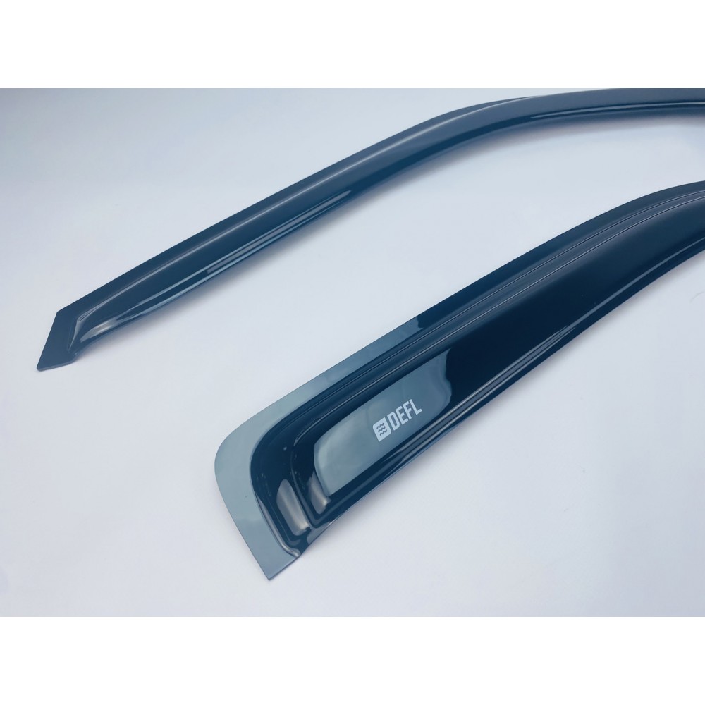 Дефлекторы окон (ветровики) для Ford Transit Connect 2002-2013 накладные (DEFL) Q2