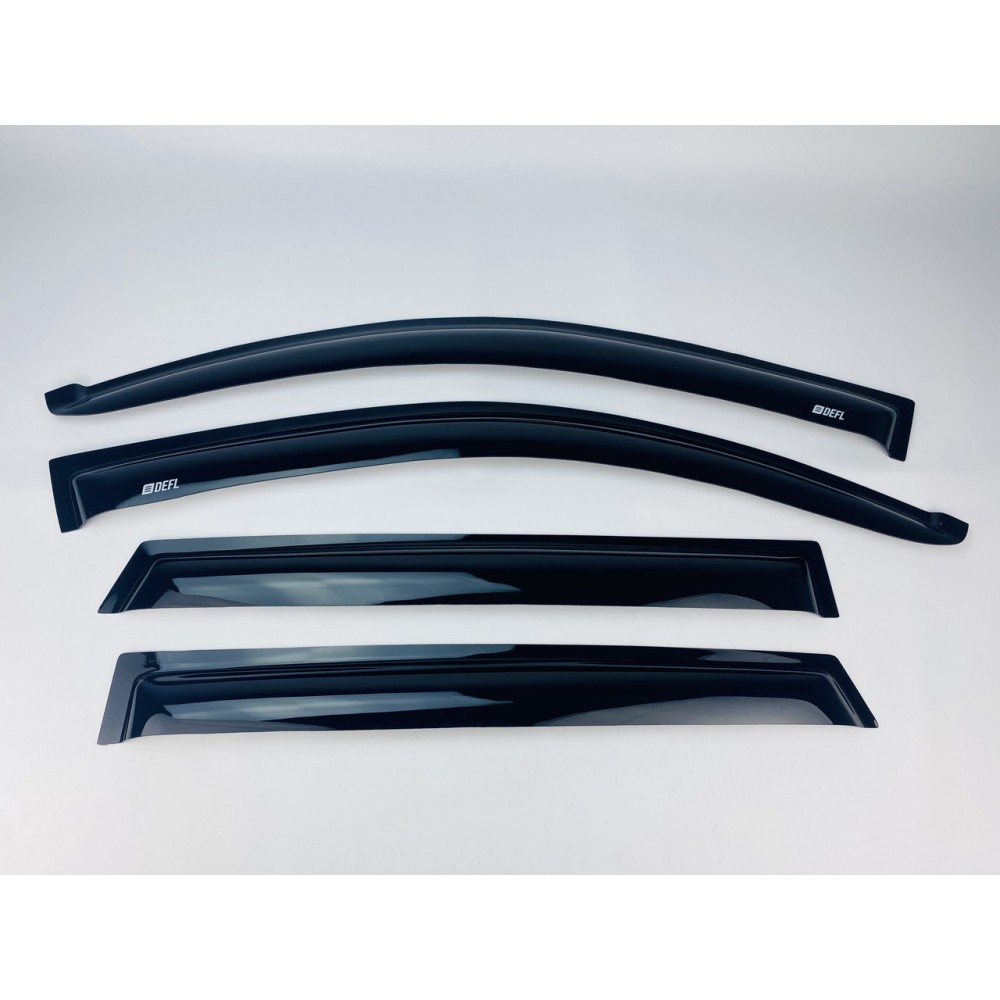 Дефлектори вікон (вітровики) для Hyundai Tucson I 2004-2010 накладні (DEFL) Q2