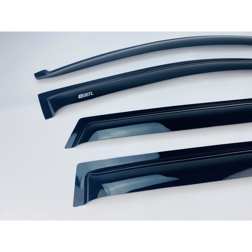 Дефлектори вікон (вітровики) для Hyundai Tucson I 2004-2010 накладні (DEFL) Q2