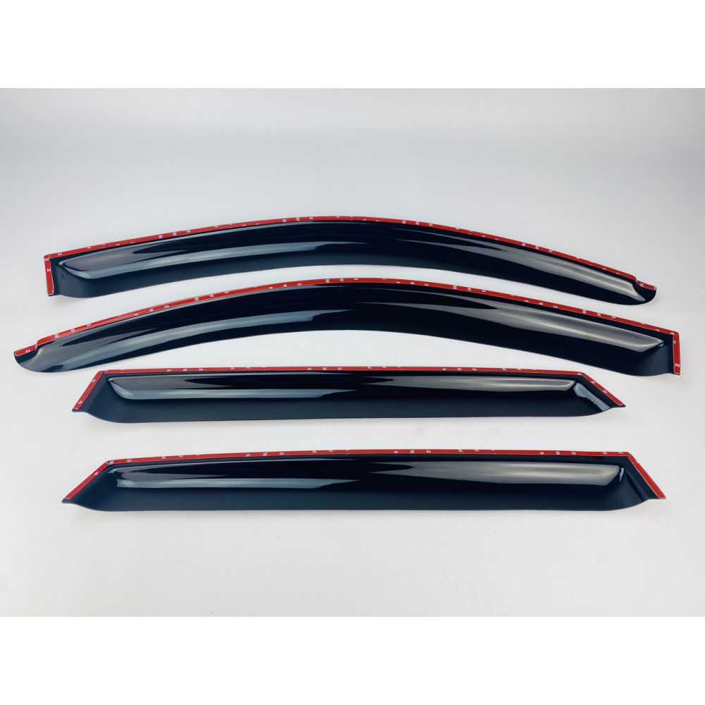 Дефлектори вікон (вітровики) для Hyundai Tucson I 2004-2010 накладні (DEFL) Q2