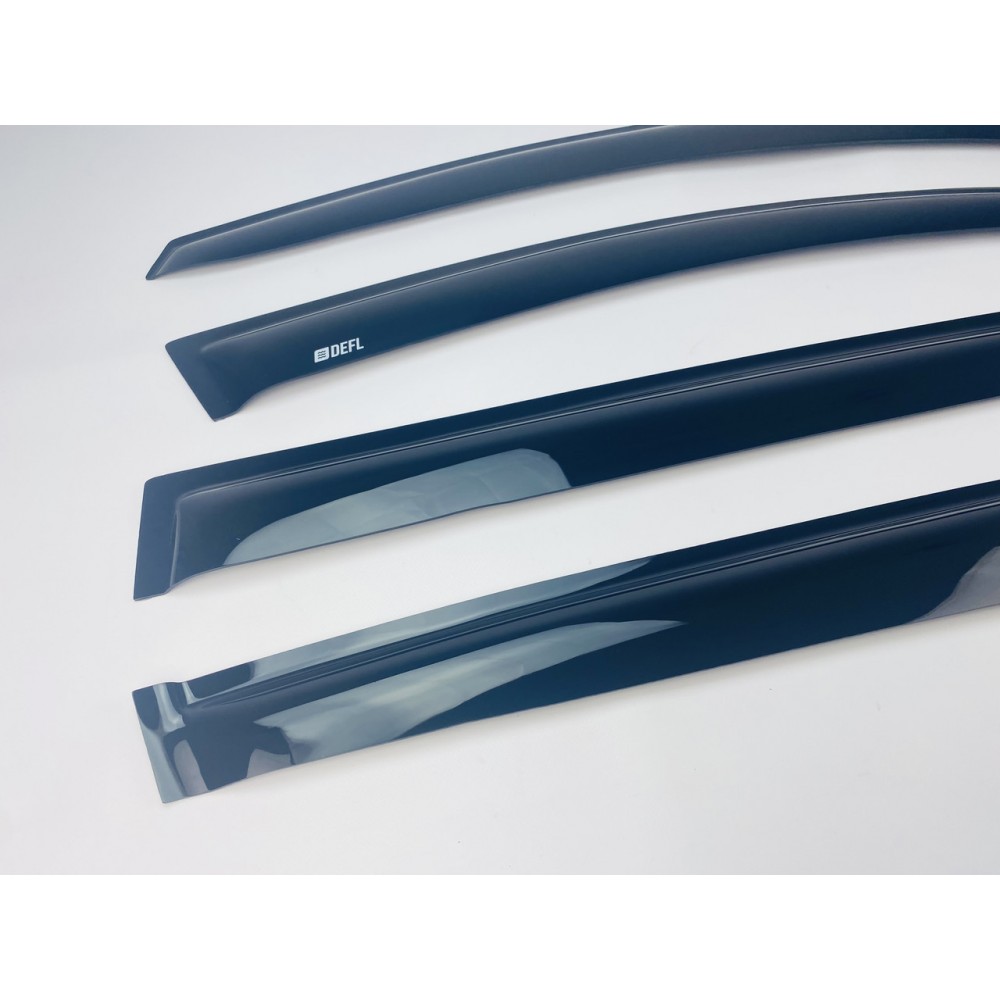 Дефлекторы окон (ветровики) для Kia Sportage III 2010-2015 накладные (DEFL) Q2