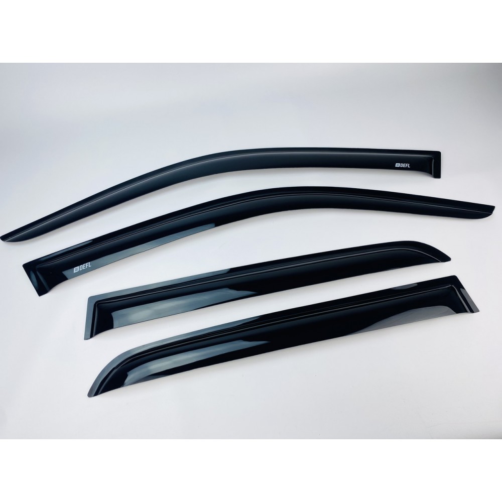 Дефлектори вікон (вітровики) для Mercedes ML-class W-163 1997-2005 накладні (DEFL) Q2