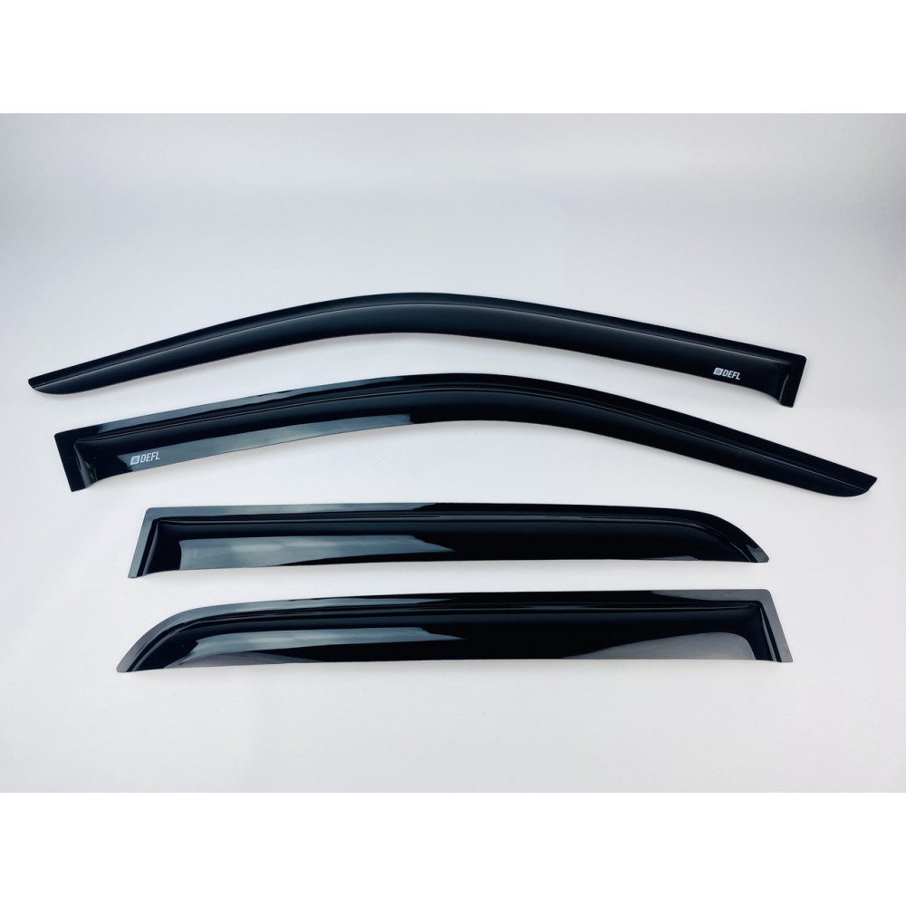 Дефлектори вікон (вітровики) для Mercedes ML-class W-163 1997-2005 накладні (DEFL) Q2