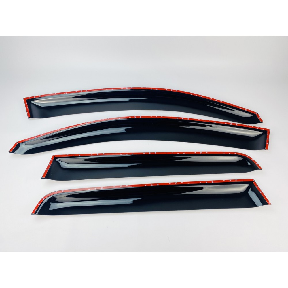 Дефлектори вікон (вітровики) для Mitsubishi Outlander 2012-2020 накладні (DEFL) Q2