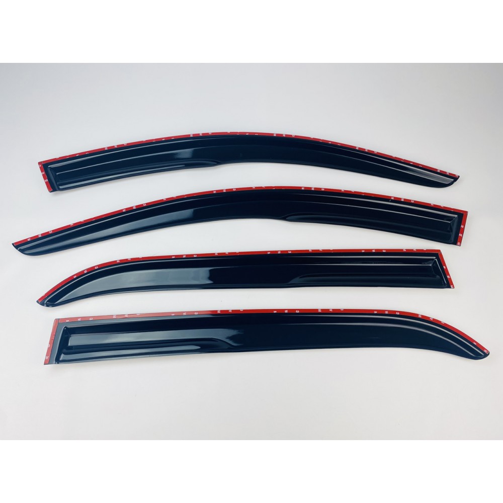 Дефлектори вікон (вітровики) для Skoda Fabia I 1999-2007 Hb/Sd накладні (DEFL) Q2