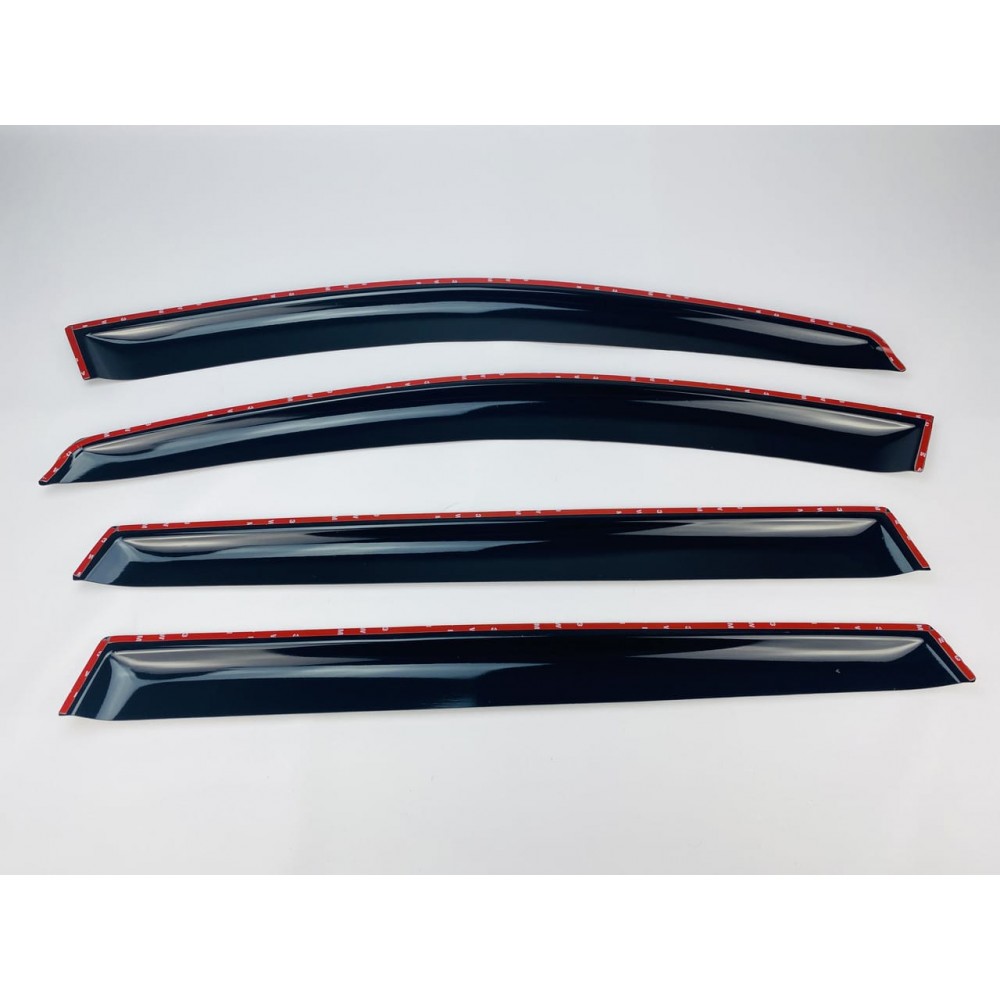 Дефлектори вікон (вітровики) для Skoda Octavia A7 2013-2019 Sedan накладні (DEFL) Q2