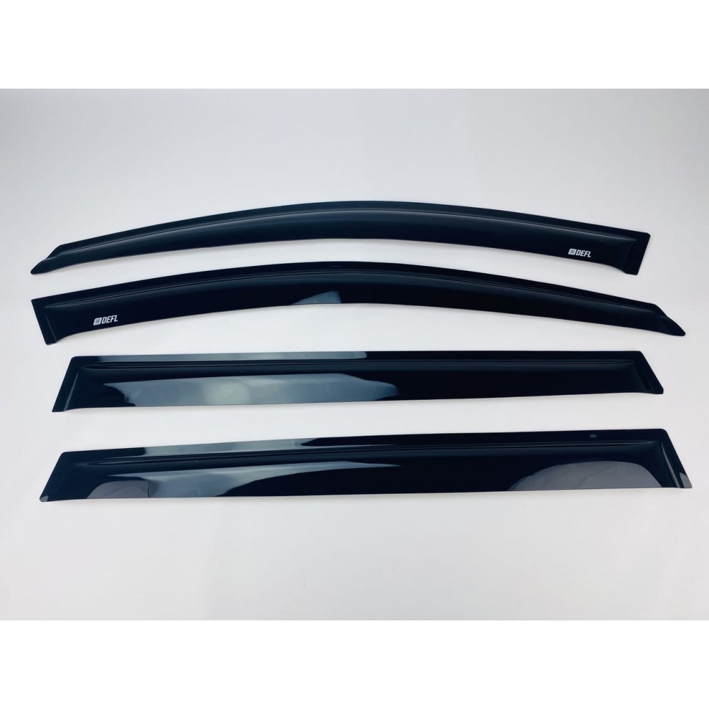 Дефлектори вікон (вітровики) для Skoda Octavia A7 2013-2019 Sedan накладні (DEFL) Q2