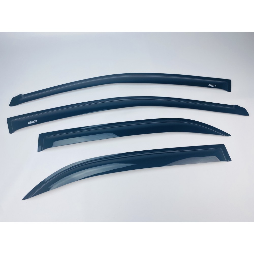 Дефлектори вікон (вітровики) для Toyota Corolla 2007-2013 накладні (DEFL) Q2