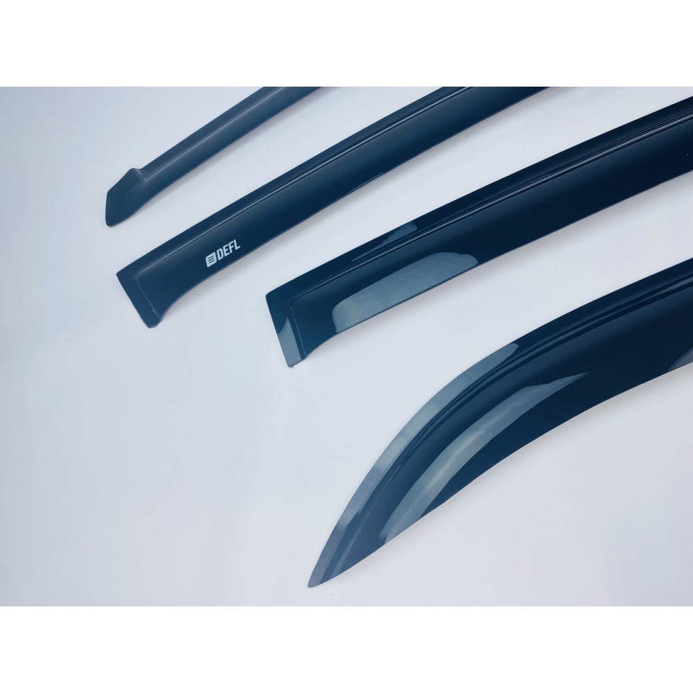 Дефлектори вікон (вітровики) для Toyota Corolla 2007-2013 накладні (DEFL) Q2