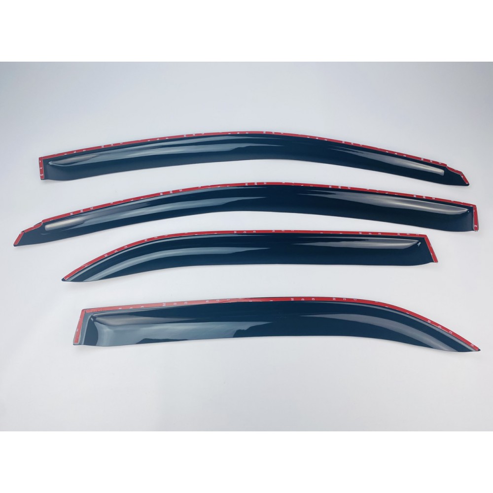 Дефлектори вікон (вітровики) для Toyota Corolla 2007-2013 накладні (DEFL) Q2