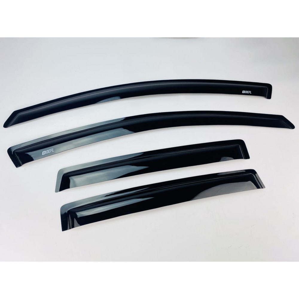 Дефлекторы окон (ветровики) для Volkswagen Golf 5 2004-2008 HB накладные (DEFL) Q2