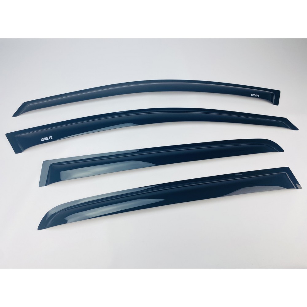 Дефлектори вікон (вітровики) для Volkswagen Golf 7 2012+ HB накладні (DEFL) Q2