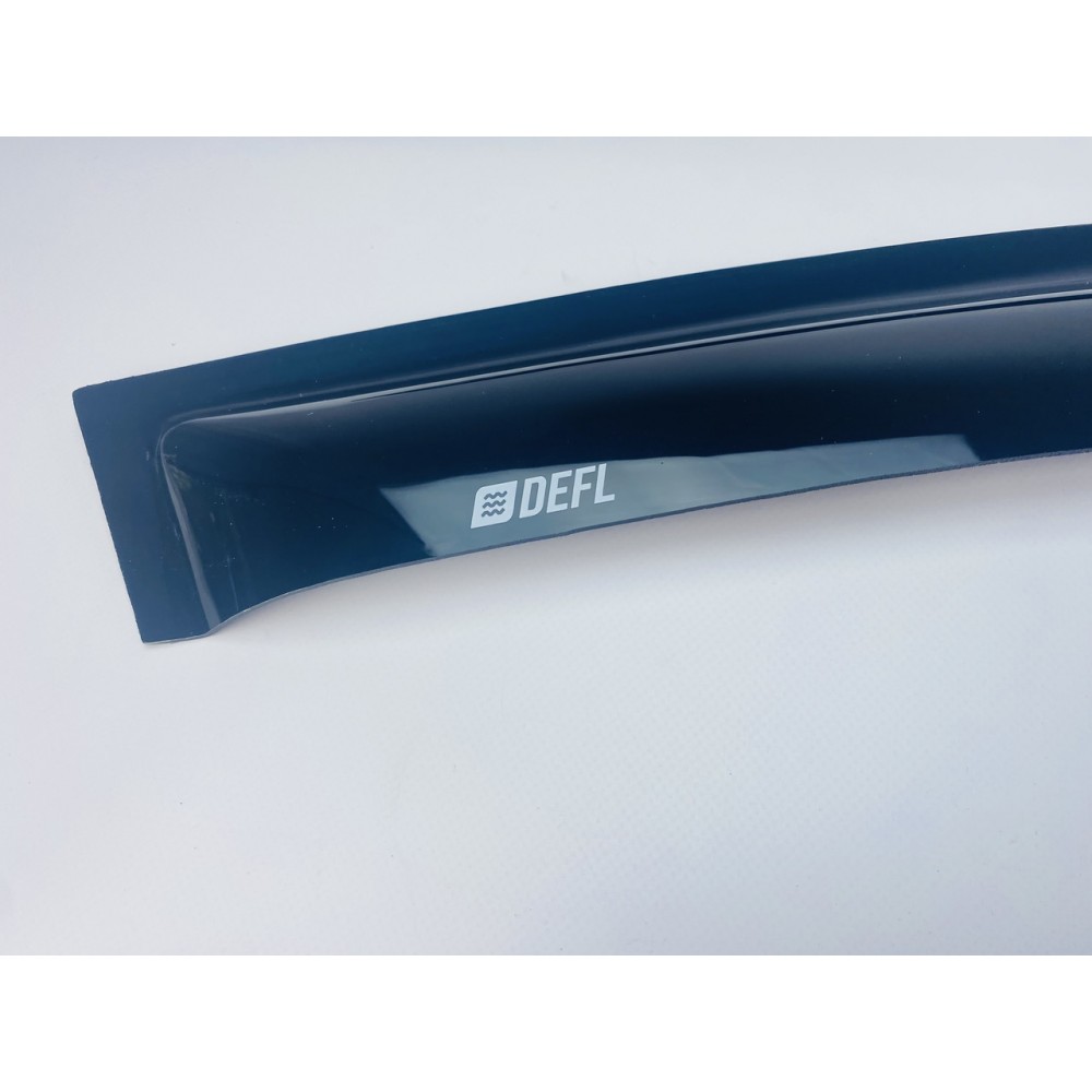 Дефлектори вікон (вітровики) для Skoda Rapid 2012-  Sedan накладні (DEFL) Q2