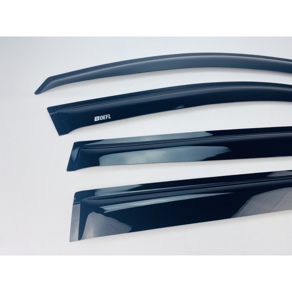 Дефлектори вікон (вітровики) для Volkswagen Tiguan 2007-2016 накладні на скотче (DEFL) Q2