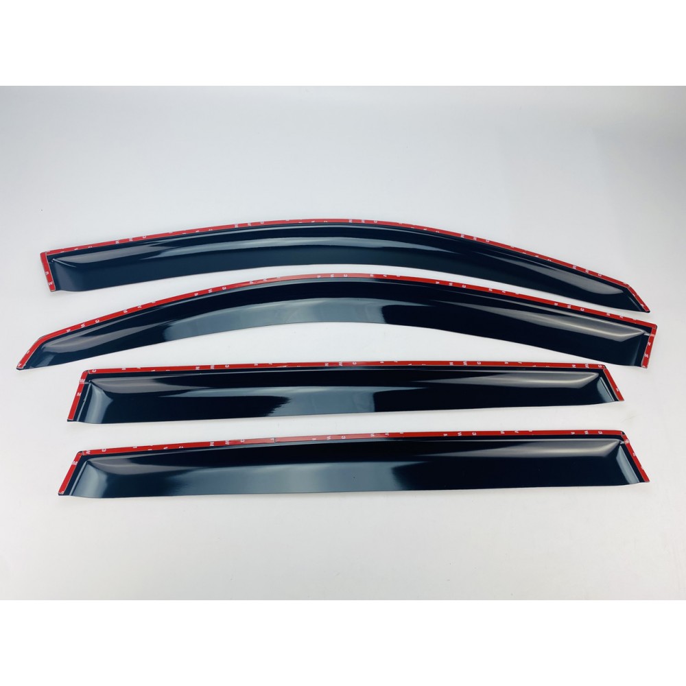 Дефлектори вікон (вітровики) для Volkswagen Tiguan 2007-2016 накладні на скотче (DEFL) Q2