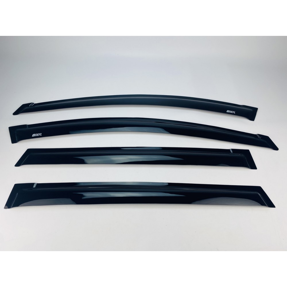 Дефлектори вікон (вітровики) для Toyota Rav-4 2013-2019  накладні (DEFL) Q2