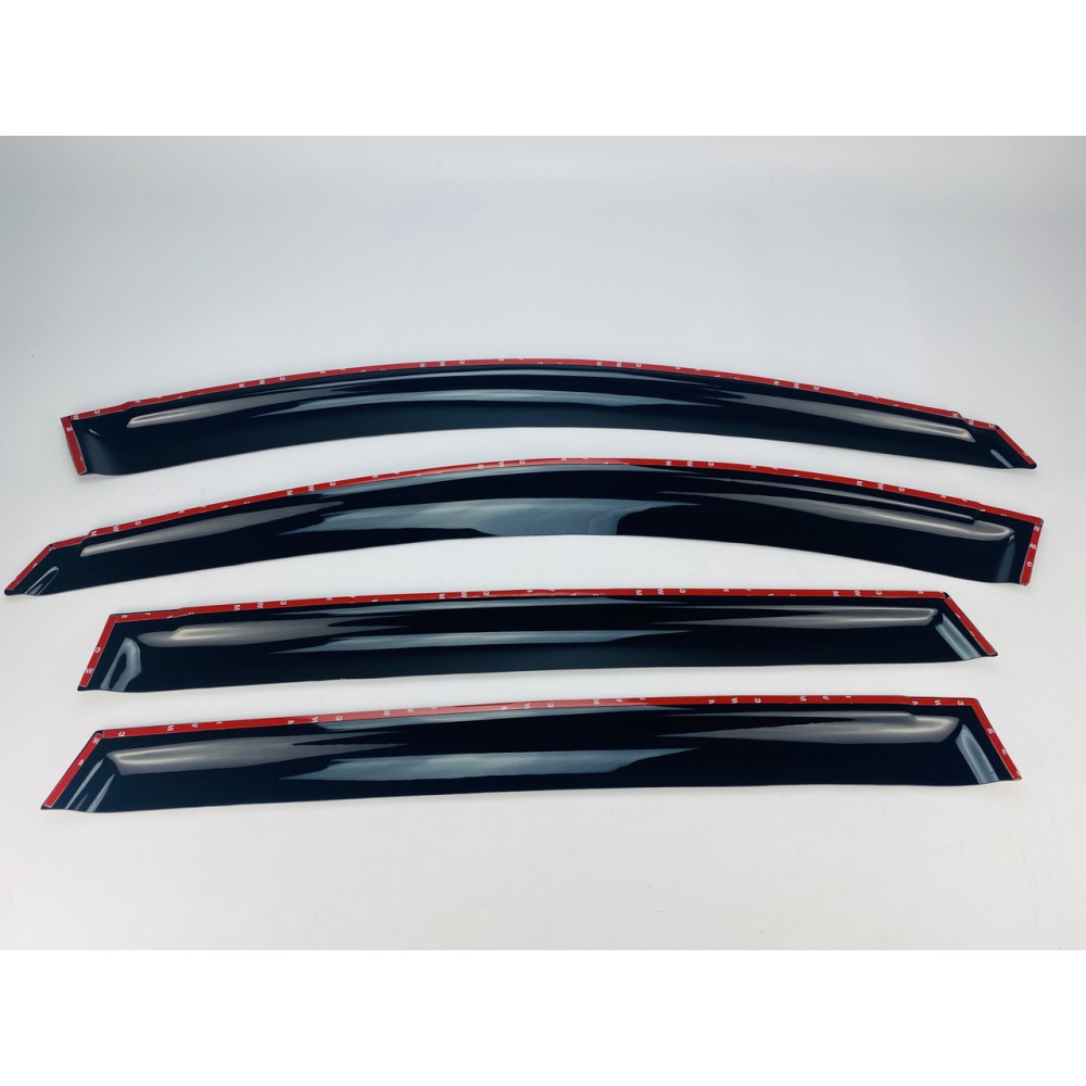 Дефлектори вікон (вітровики) для Toyota Rav-4 2013-2019  накладні (DEFL) Q2