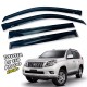 Дефлектори вікон (вітровики) для Toyota Land Cruiser 150 Prado /GX 460 2010+ накладні (DEFL) Q2