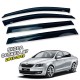 Дефлектори вікон (вітровики) для Skoda Octavia A7 2013-2019 Sedan накладні (DEFL) Q2