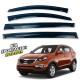 Дефлекторы окон (ветровики) для Kia Sportage III 2010-2015 накладные (DEFL) Q2