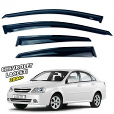 Дефлектори вікон (вітровики) для  Chevrolet Lacceti 2004+ Седан накладні (DEFL) Q2