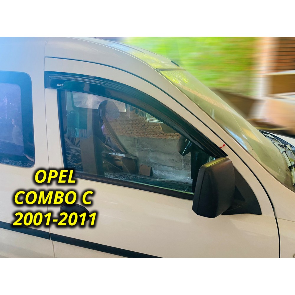 Дефлектори вікон (вітровики) для Opel Combo накладні (DEFL) Q2