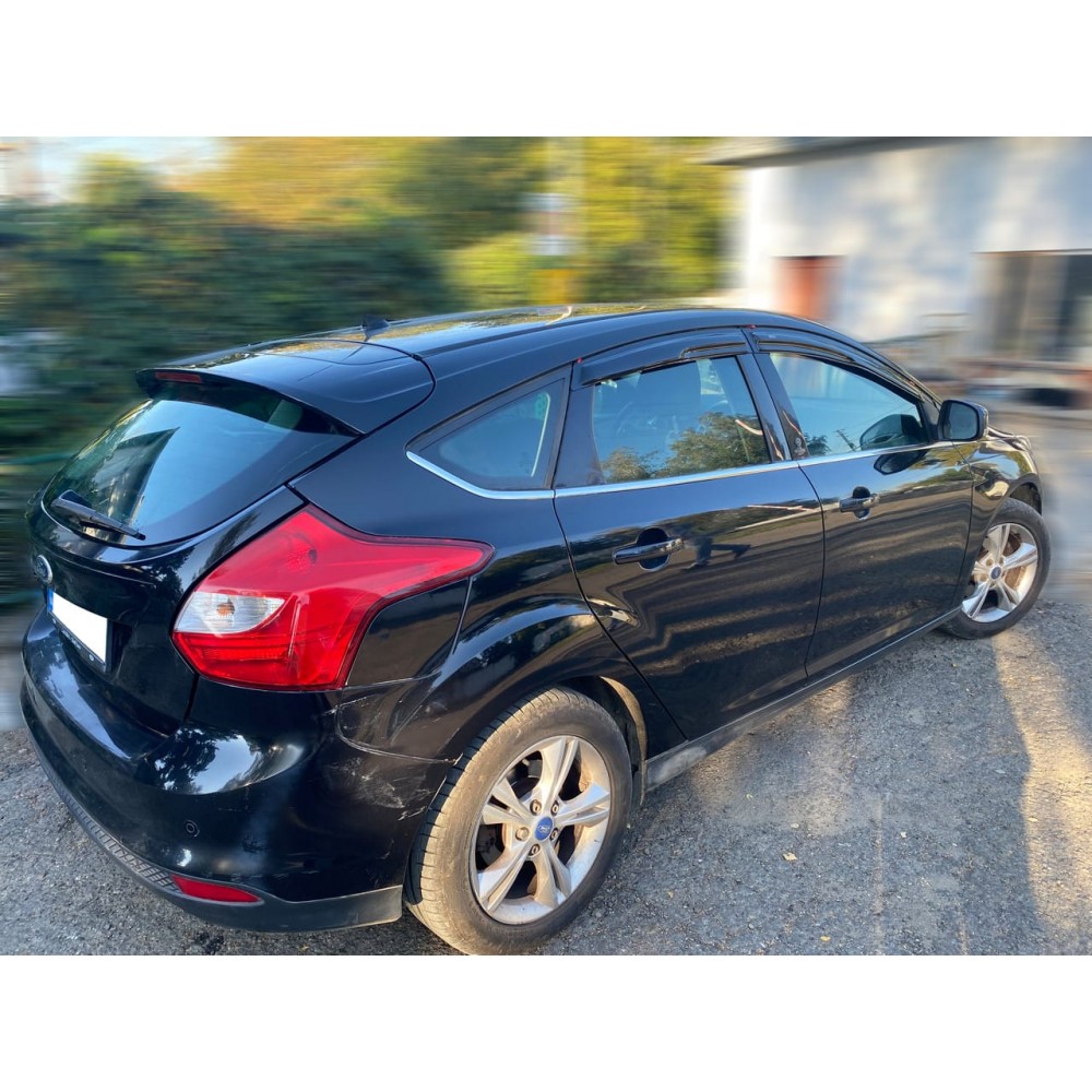 Дефлектори вікон (вітровики) для Ford Focus 2011-2019 III Sedan/HB накладні (DEFL) Q2