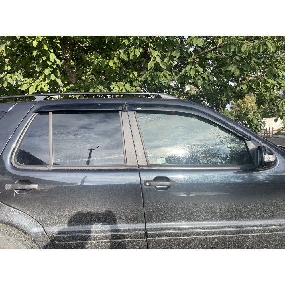 Дефлектори вікон (вітровики) для Mercedes ML-class W-163 1997-2005 накладні (DEFL) Q2