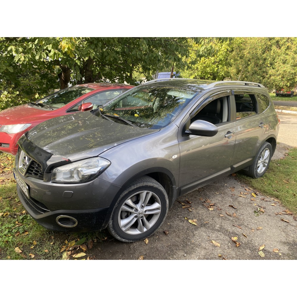 Дефлектори вікон (вітровики) для Nissan Qashqai I 2006-2014 накладні 5 міст. (DEFL) Q2