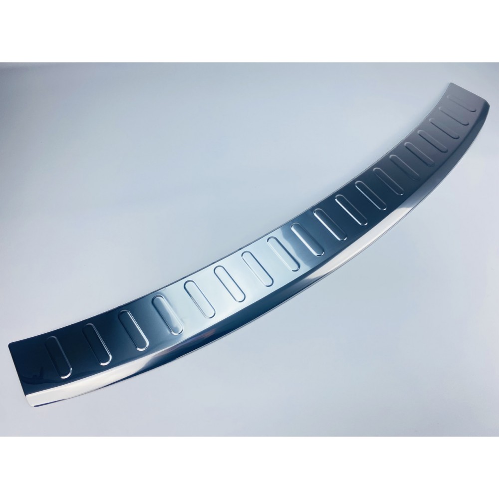 Накладка на задній бампер для Renault Megane III 2008-2016 SW=комби ДОВГА Хром-нерж (TAN24)